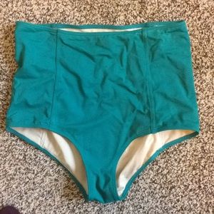 Teal high waist bottoms